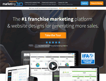 Tablet Screenshot of franchisemarketing360.com